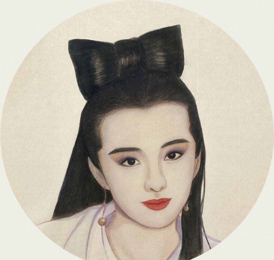 香港电影十二钗小像曝光 旧时光美人眉眼如画